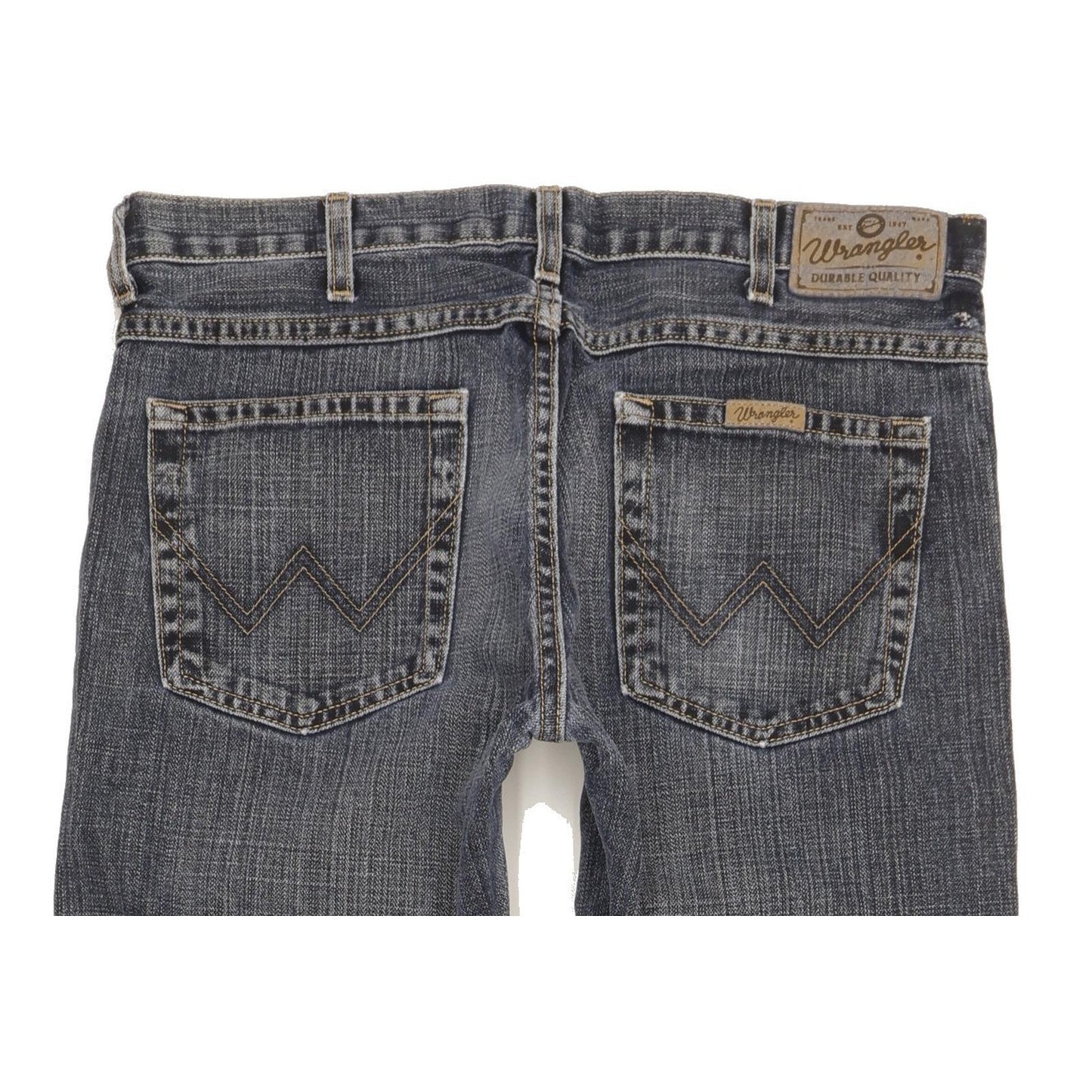 Wrangler Durable Quality Men Blue Bootcut Regular Jeans W32 L32