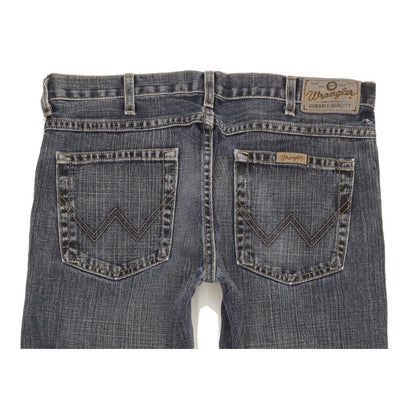 Wrangler Durable Quality Men Blue Bootcut Regular Jeans W32 L32