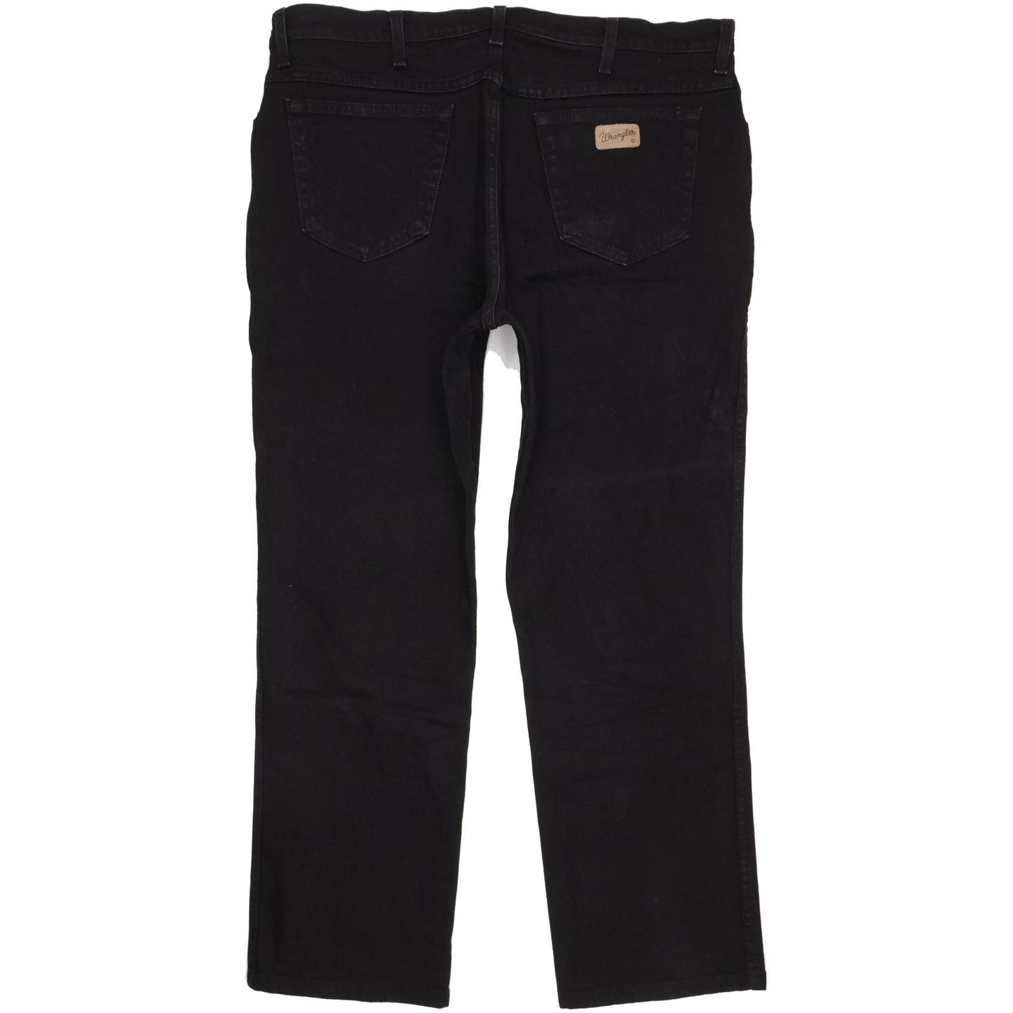 Wrangler Texas Men Black Straight Regular Stretch Jeans W40 L31
