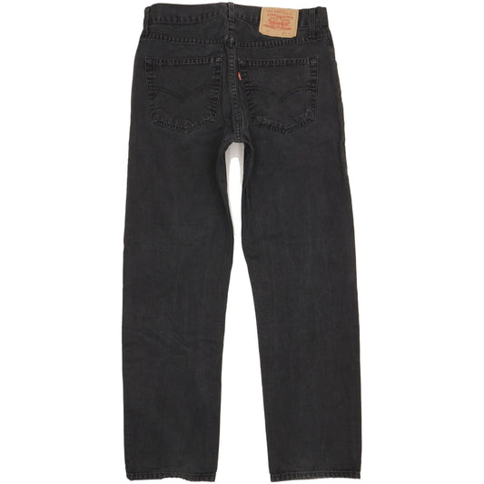 Levi's 521 Men Black Straight Regular Jeans W33 L30