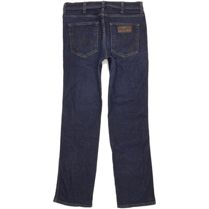 Wrangler Arizona Men Blue Straight Regular Stretch Jeans W34 L32