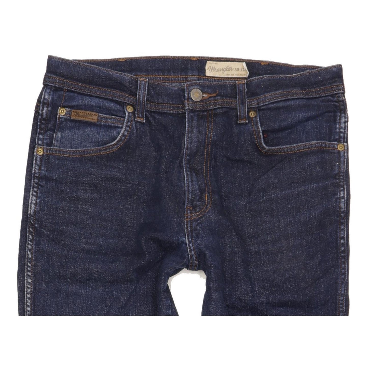 Wrangler Arizona Men Blue Straight Regular Stretch Jeans W34 L32