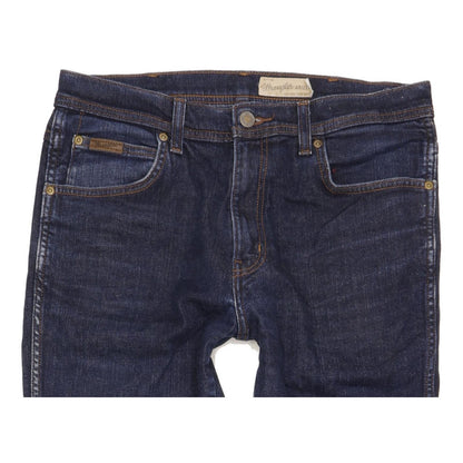 Wrangler Arizona Men Blue Straight Regular Stretch Jeans W34 L32