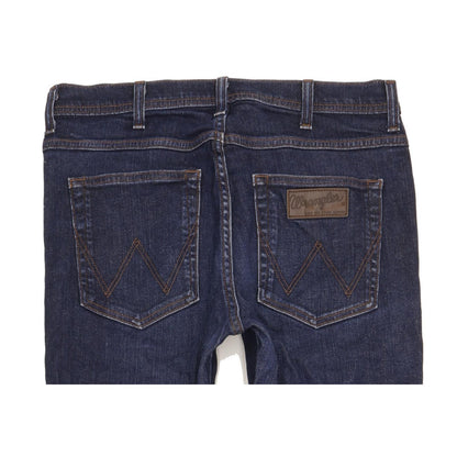 Wrangler Arizona Men Blue Straight Regular Stretch Jeans W34 L32
