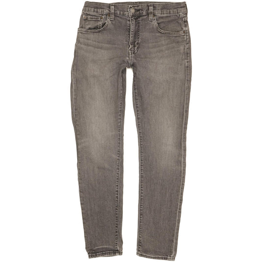 Levi's 512 Men Grey Tapered Slim Stretch Jeans W32 L30