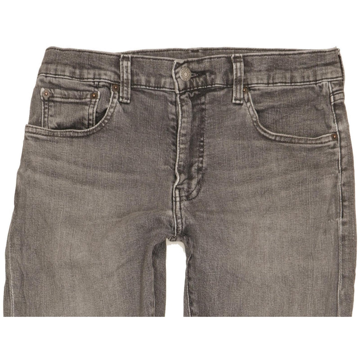 Levi's 512 Men Grey Tapered Slim Stretch Jeans W32 L30