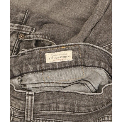 Levi's 512 Men Grey Tapered Slim Stretch Jeans W32 L30