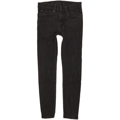 Levi's 519 Hi-Ball Men Black Skinny Slim Stretch Jeans W30 L29