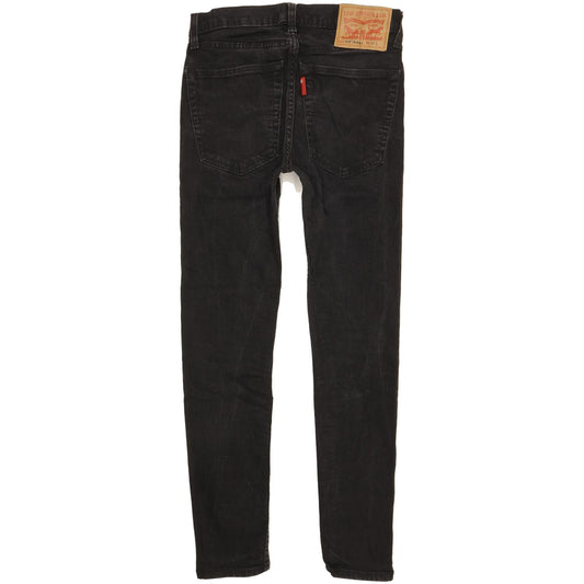 Levi's 519 Hi-Ball Men Black Skinny Slim Stretch Jeans W30 L29