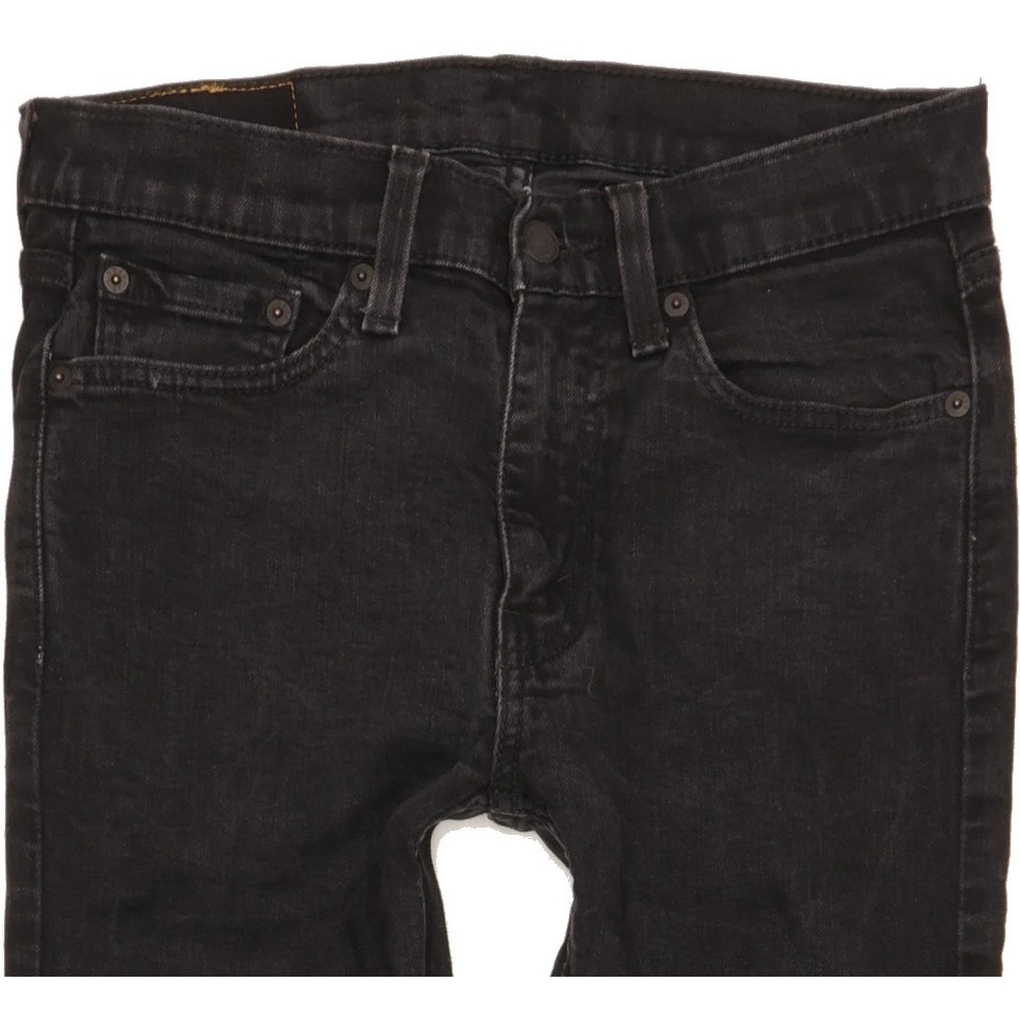 Levi's 519 Hi-Ball Men Black Skinny Slim Stretch Jeans W30 L29