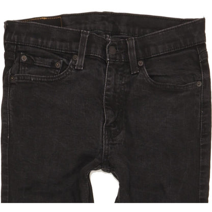 Levi's 519 Hi-Ball Men Black Skinny Slim Stretch Jeans W30 L29