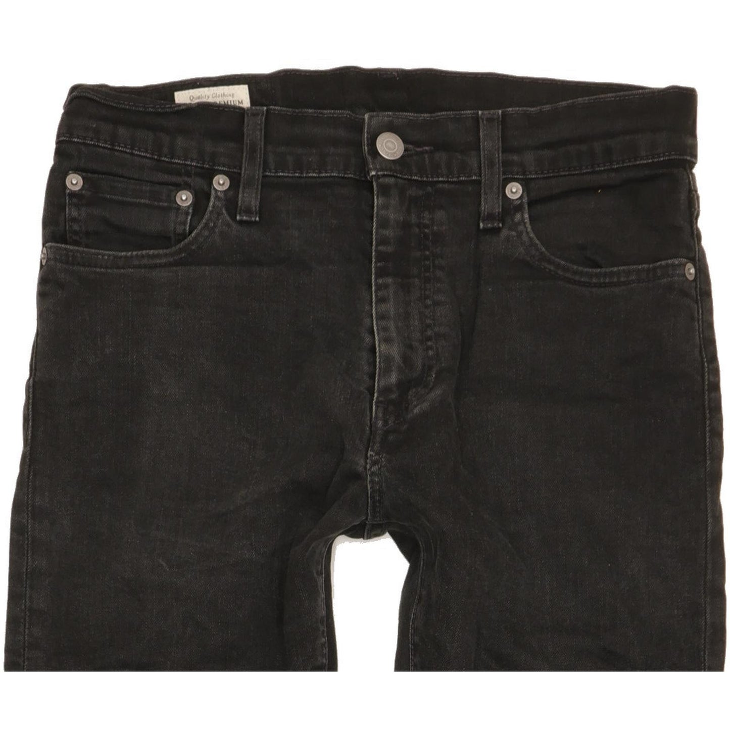 Levi's 512 Men Black Tapered Slim Stretch Jeans W30 L30