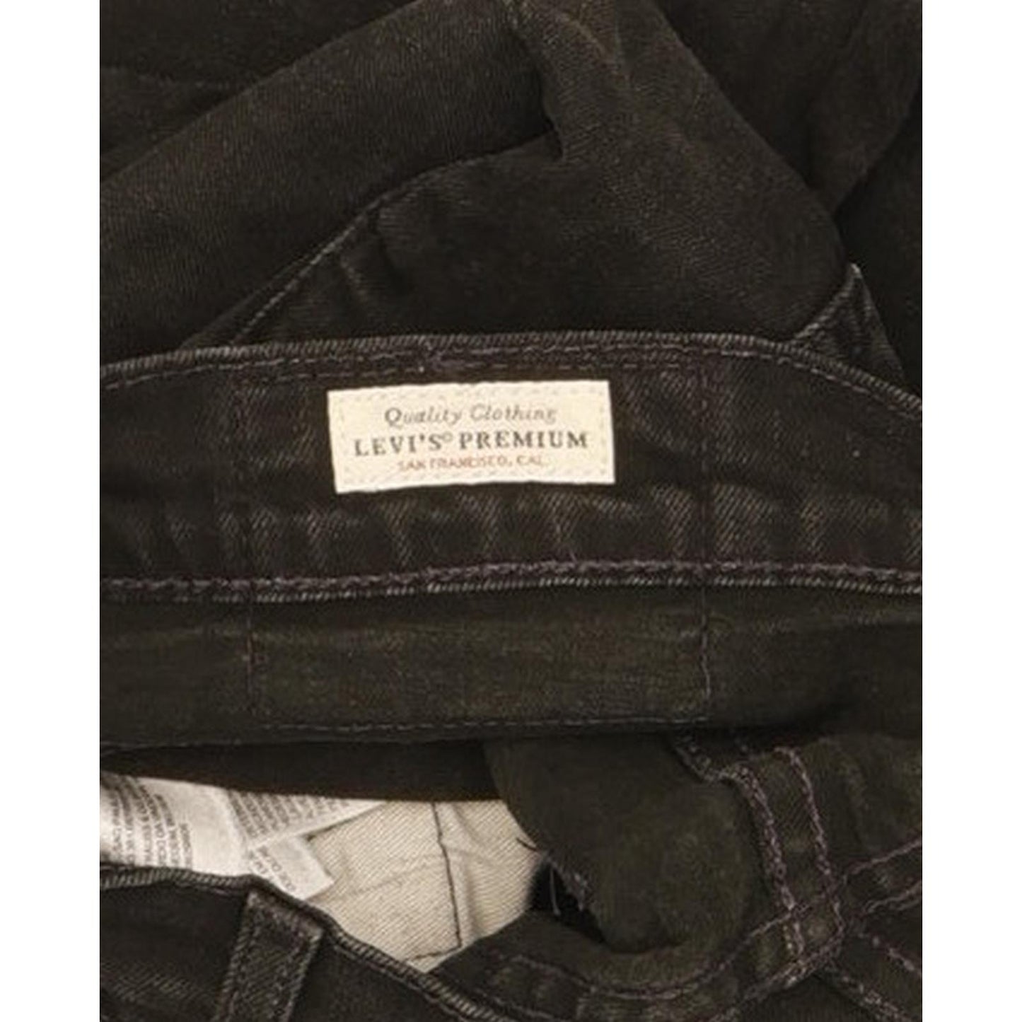 Levi's 512 Men Black Tapered Slim Stretch Jeans W30 L30