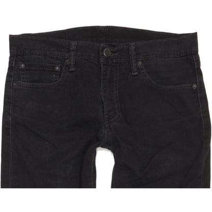 Levi's 511 Men Black Straight Slim Stretch Jeans W31 L31