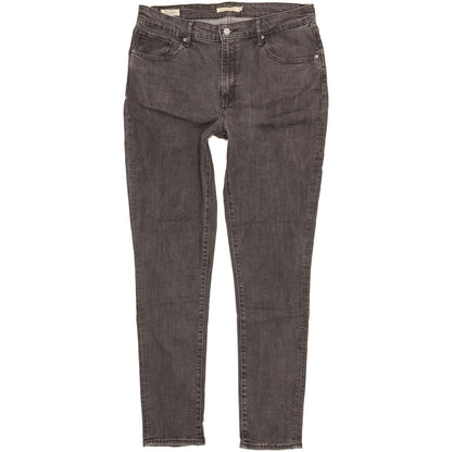 Levi's 721 Grey Skinny Slim Stretch Jeans High Waisted W32 L32
