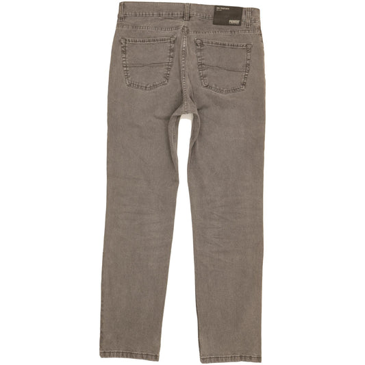 Pioneer Men Grey Straight Regular Stretch Jeans W33 L31