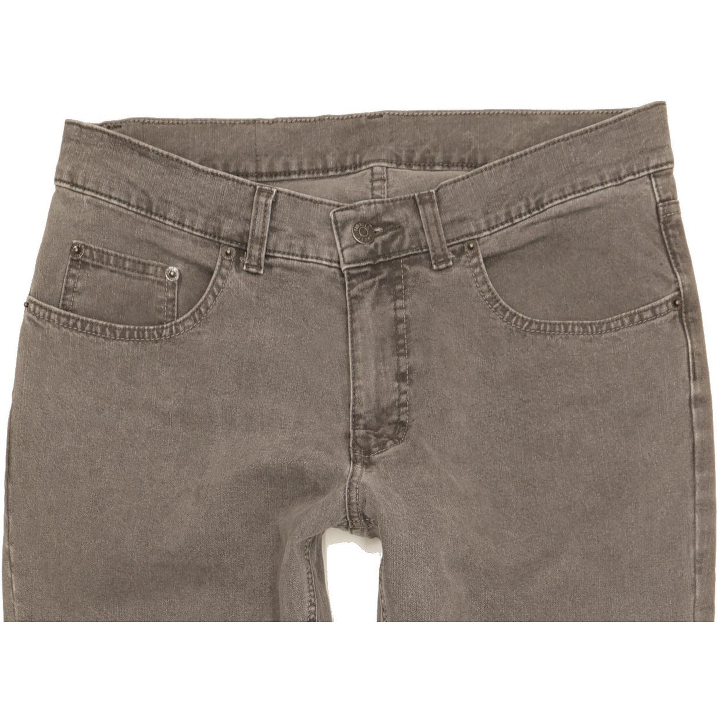 Pioneer Men Grey Straight Regular Stretch Jeans W33 L31