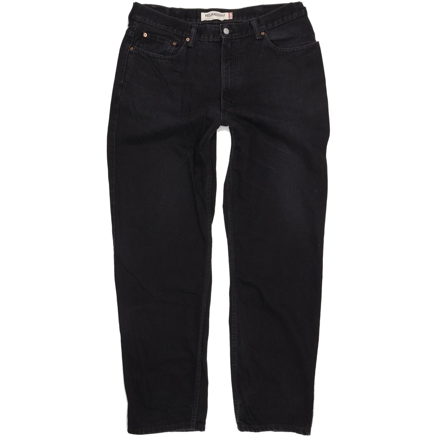 Levi's 550 Men Black Straight Relaxed Jeans W38 L34