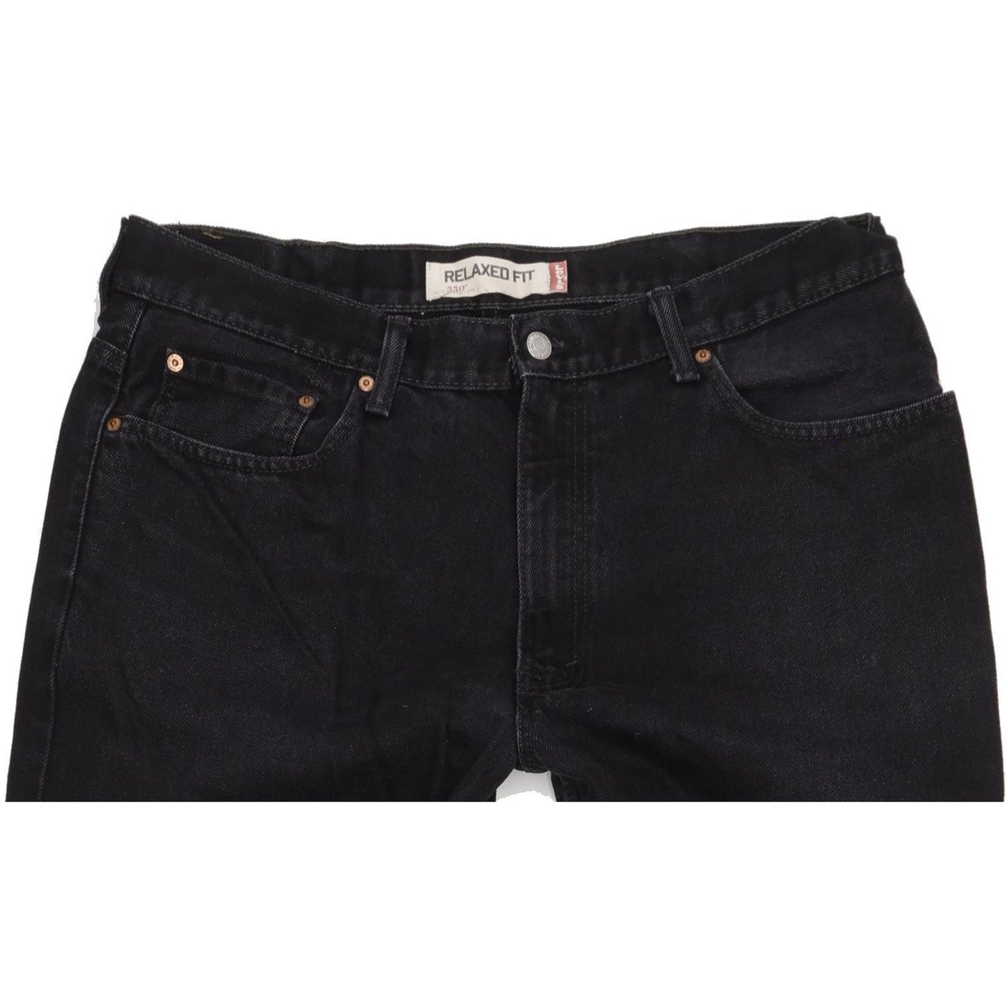 Levi's 550 Men Black Straight Relaxed Jeans W38 L34