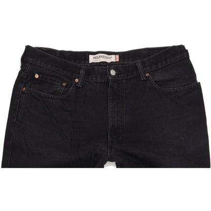Levi's 550 Men Black Straight Relaxed Jeans W38 L34