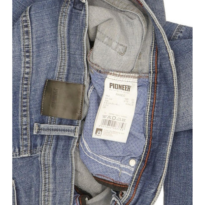Pioneer Rando Men Blue Straight Regular Stretch Jeans W34 L29