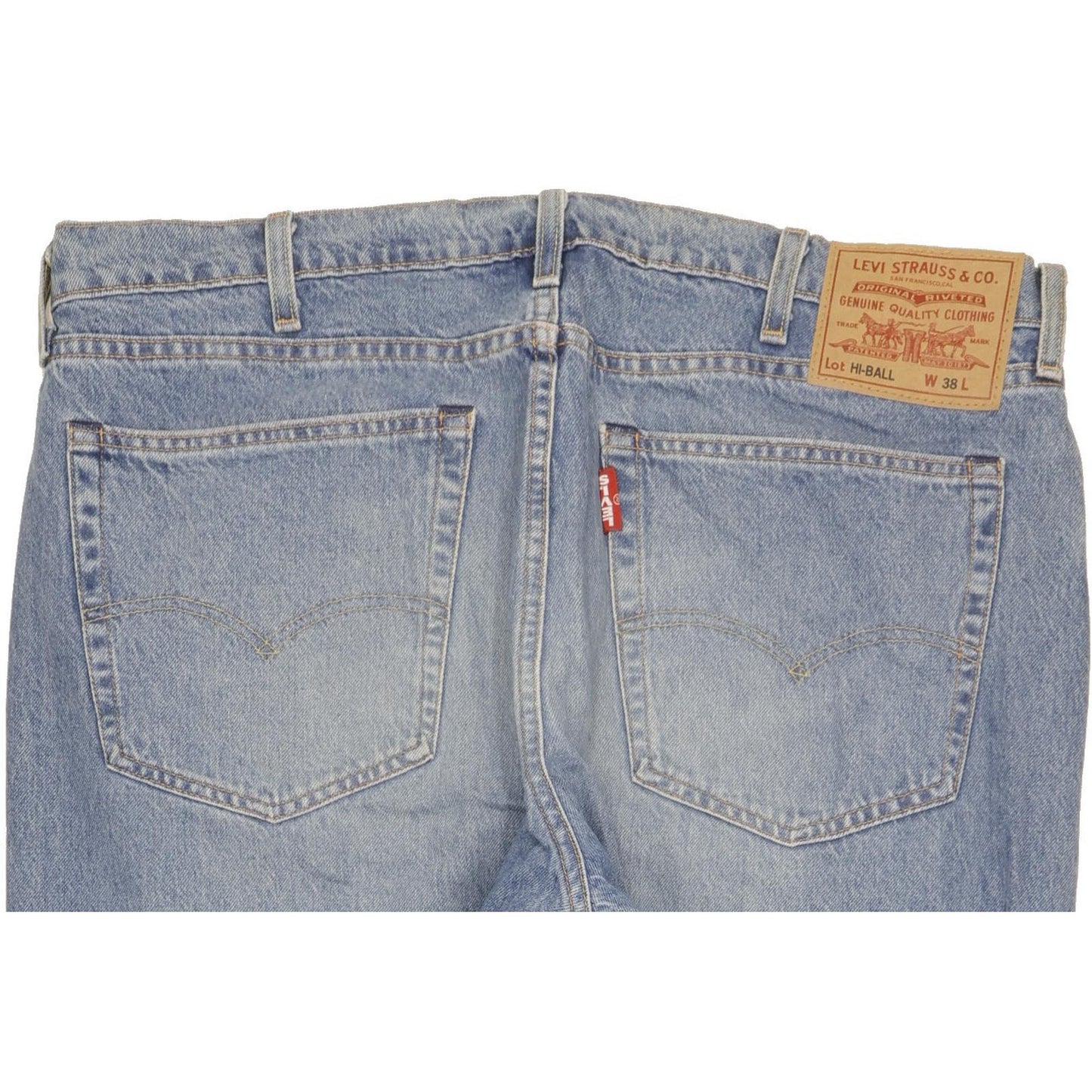 Levi's Hi-Ball Men Blue Tapered Regular Stretch Jeans W38 L30