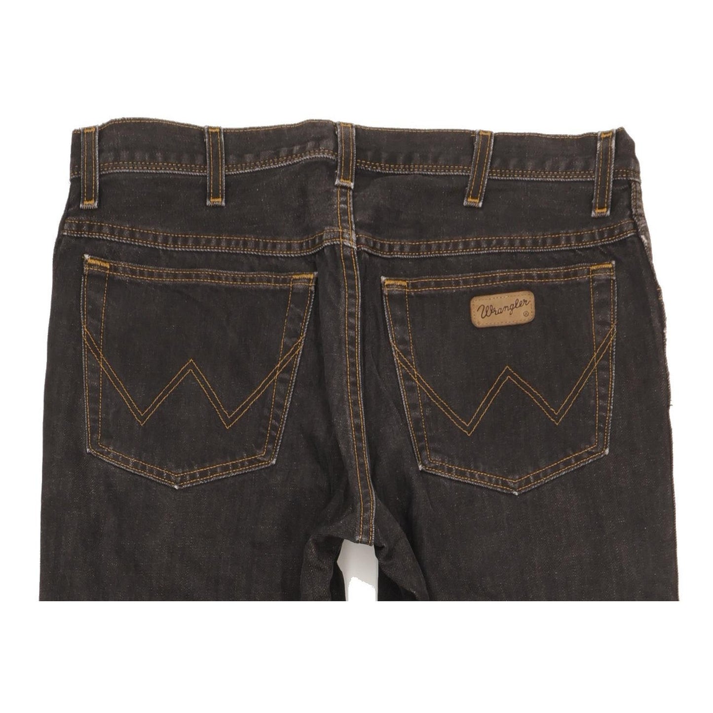 Wrangler Texas Men Black Straight Regular Jeans W34 L33