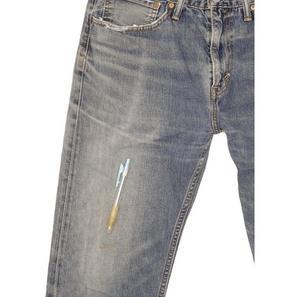 Levi's Men Blue Straight Regular Jeans W34 L33