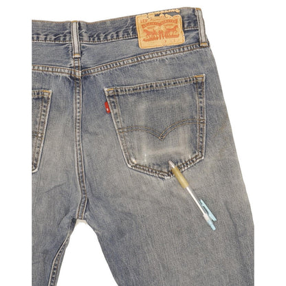 Levi's Men Blue Straight Regular Jeans W34 L33