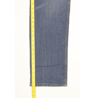 Wrangler Texas Men Blue Straight Regular Stretch Jeans W33 L33