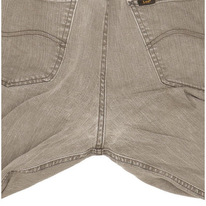 Lee Daren Men Grey Straight Slim Stretch Jeans W34 L32