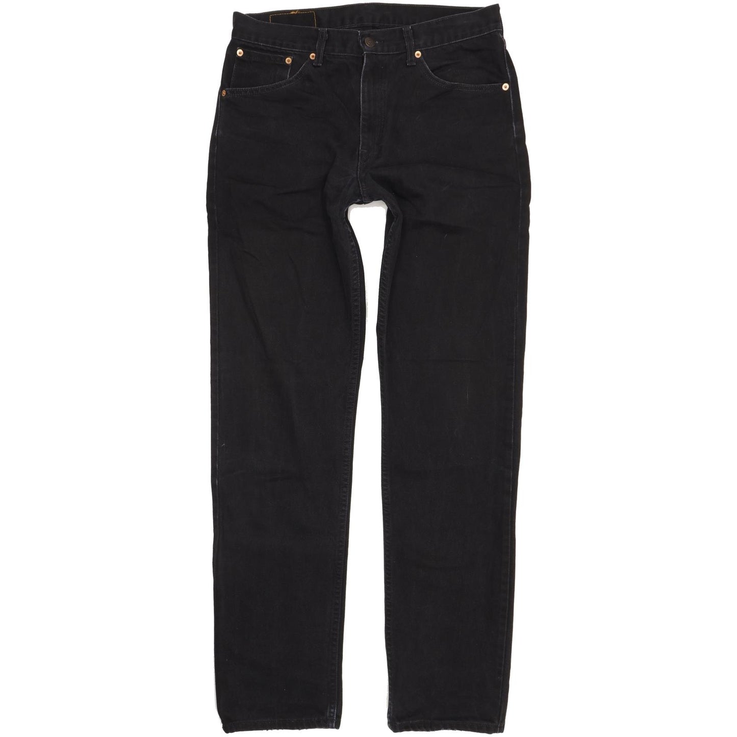Levi's 521 Men Black Straight Regular Jeans W34 L35