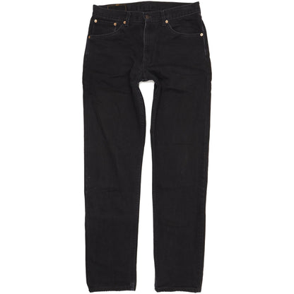 Levi's 521 Men Black Straight Regular Jeans W34 L35