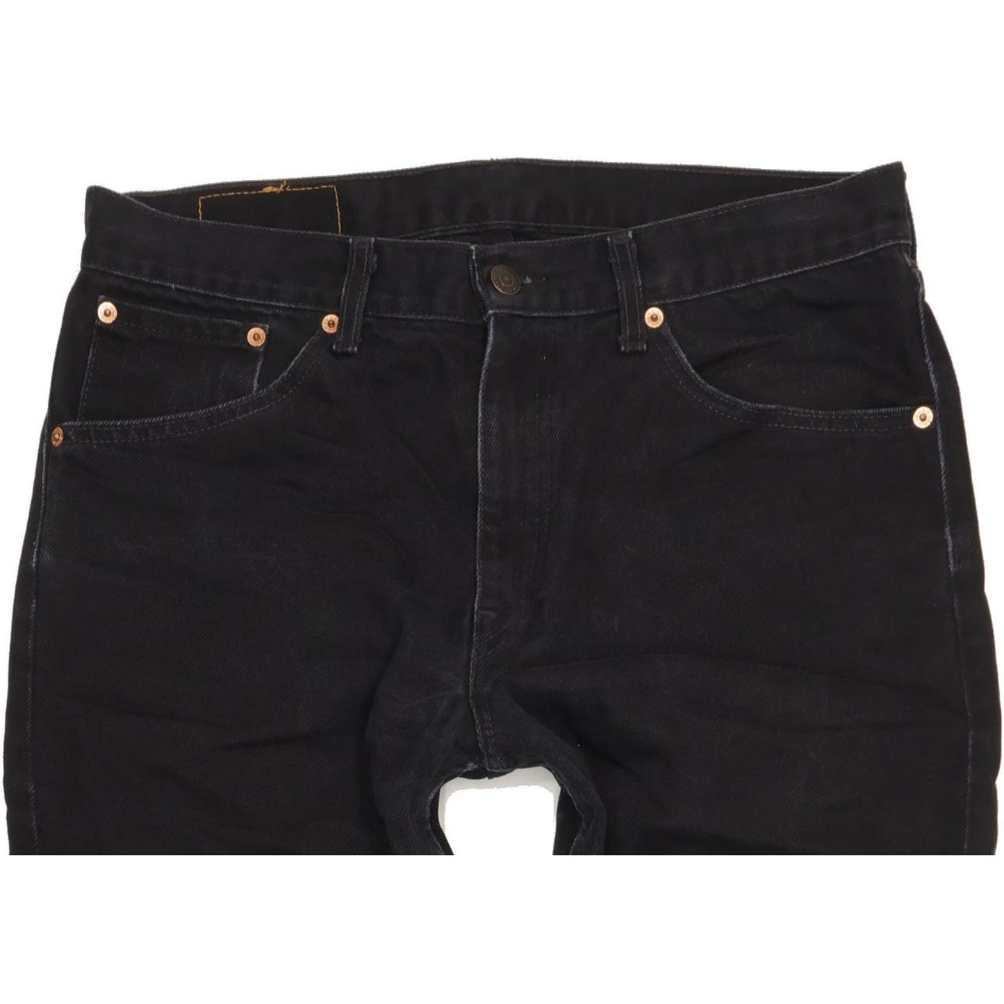 Levi's 521 Men Black Straight Regular Jeans W34 L35