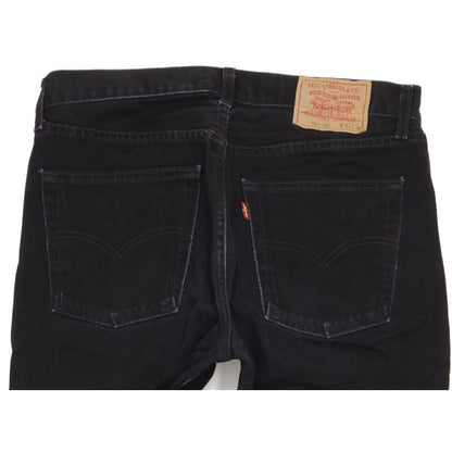 Levi's 521 Men Black Straight Regular Jeans W34 L35