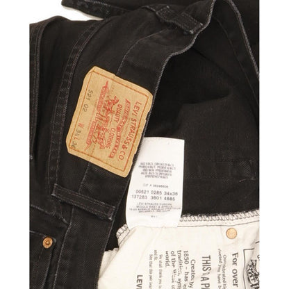 Levi's 521 Men Black Straight Regular Jeans W34 L35