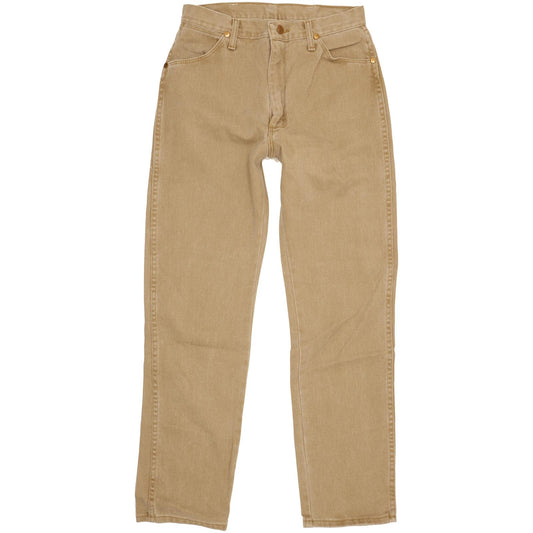 Wrangler Men Beige Straight Regular Jeans W30 L31