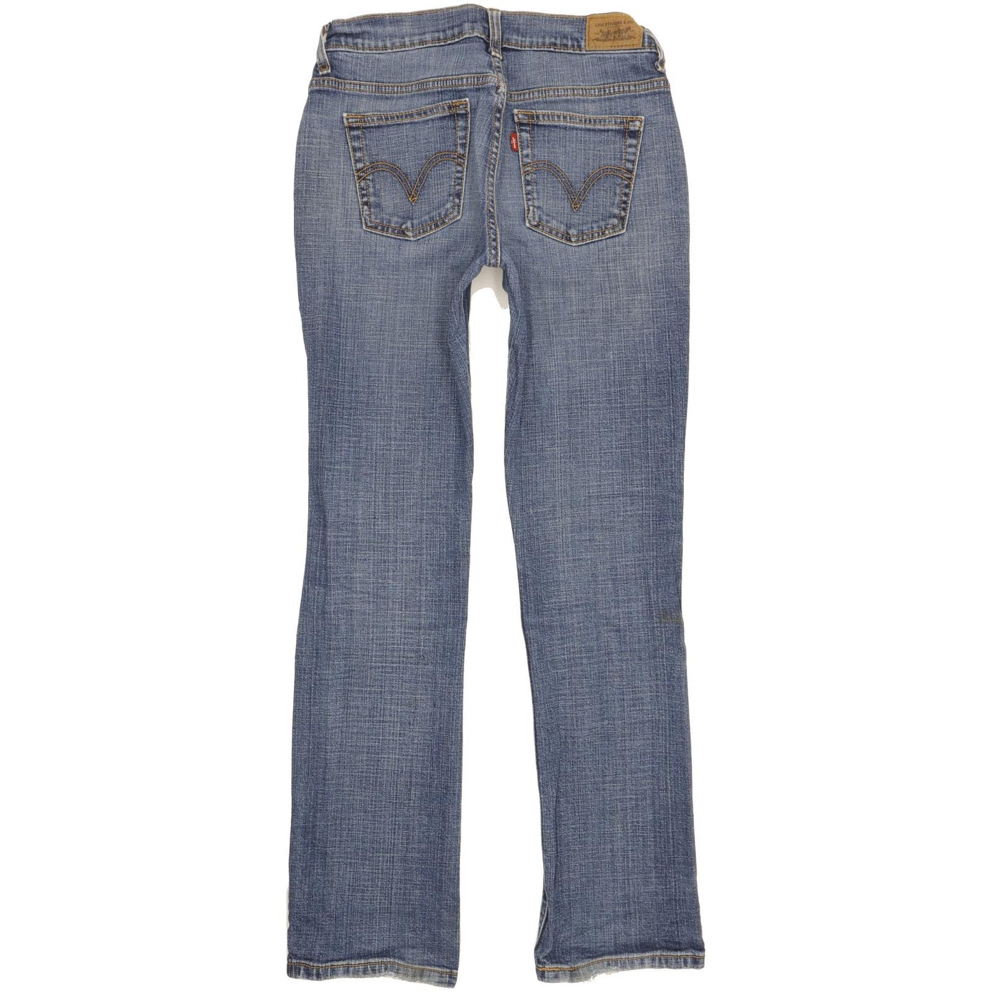 Levi's 505 Women Blue Straight Slim Stretch Jeans W28 L31