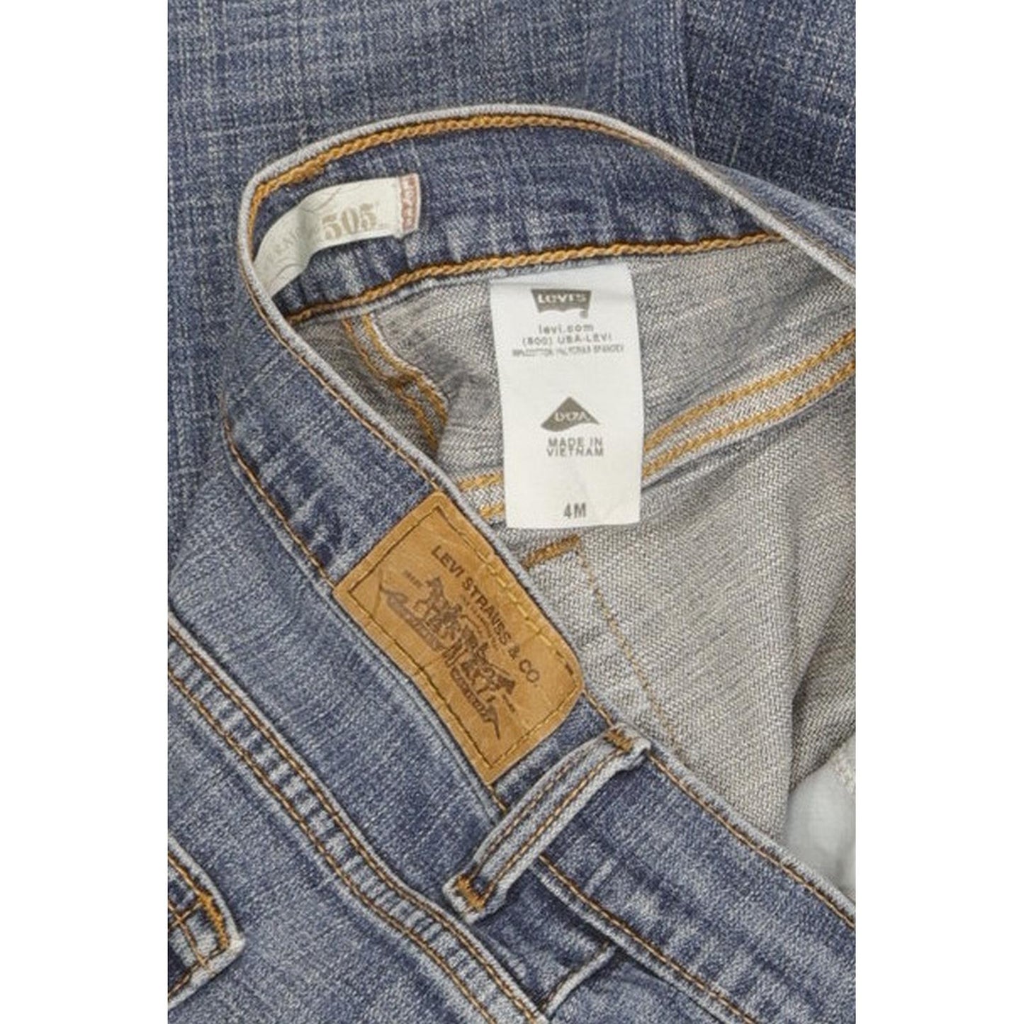 Levi's 505 Women Blue Straight Slim Stretch Jeans W28 L31