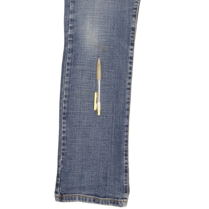 Levi's 505 Women Blue Straight Slim Stretch Jeans W28 L31