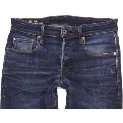 G-Star Men Blue Tapered Regular Stretch Jeans W30 L31