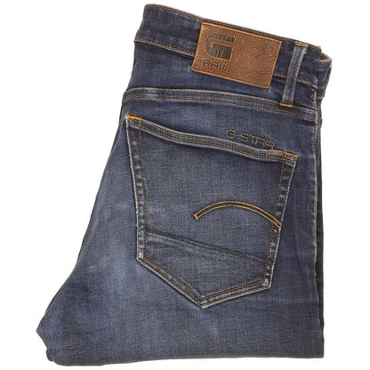 G-Star Men Blue Tapered Regular Stretch Jeans W30 L31
