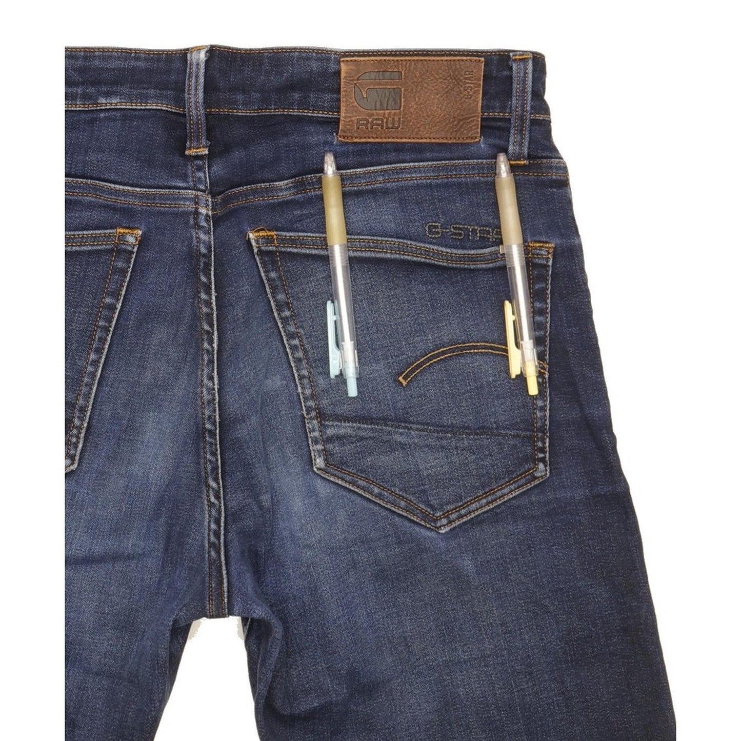 G-Star Men Blue Tapered Regular Stretch Jeans W30 L31