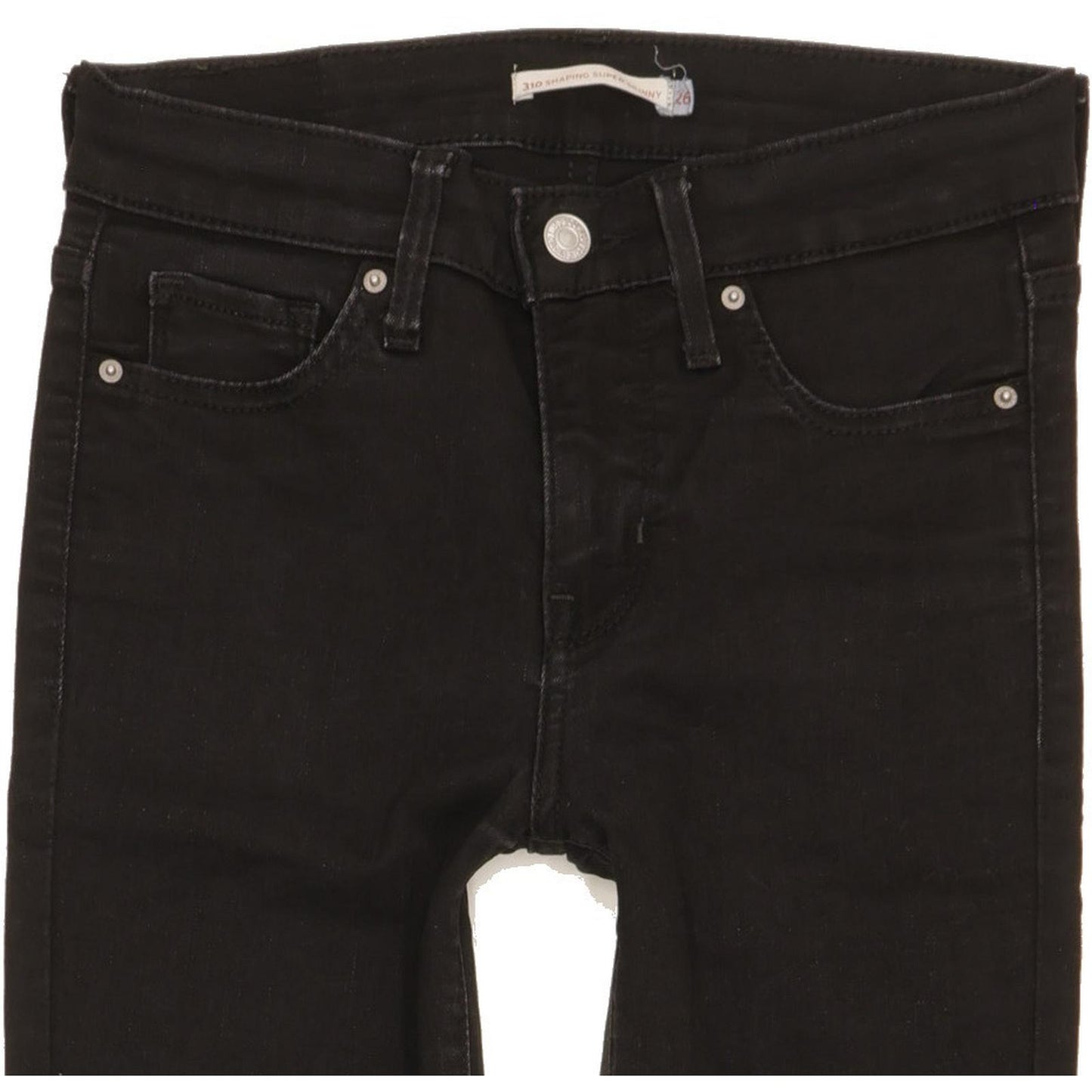 Levi's 310 Shaping Women Black Skinny Slim Jeans W26 L27