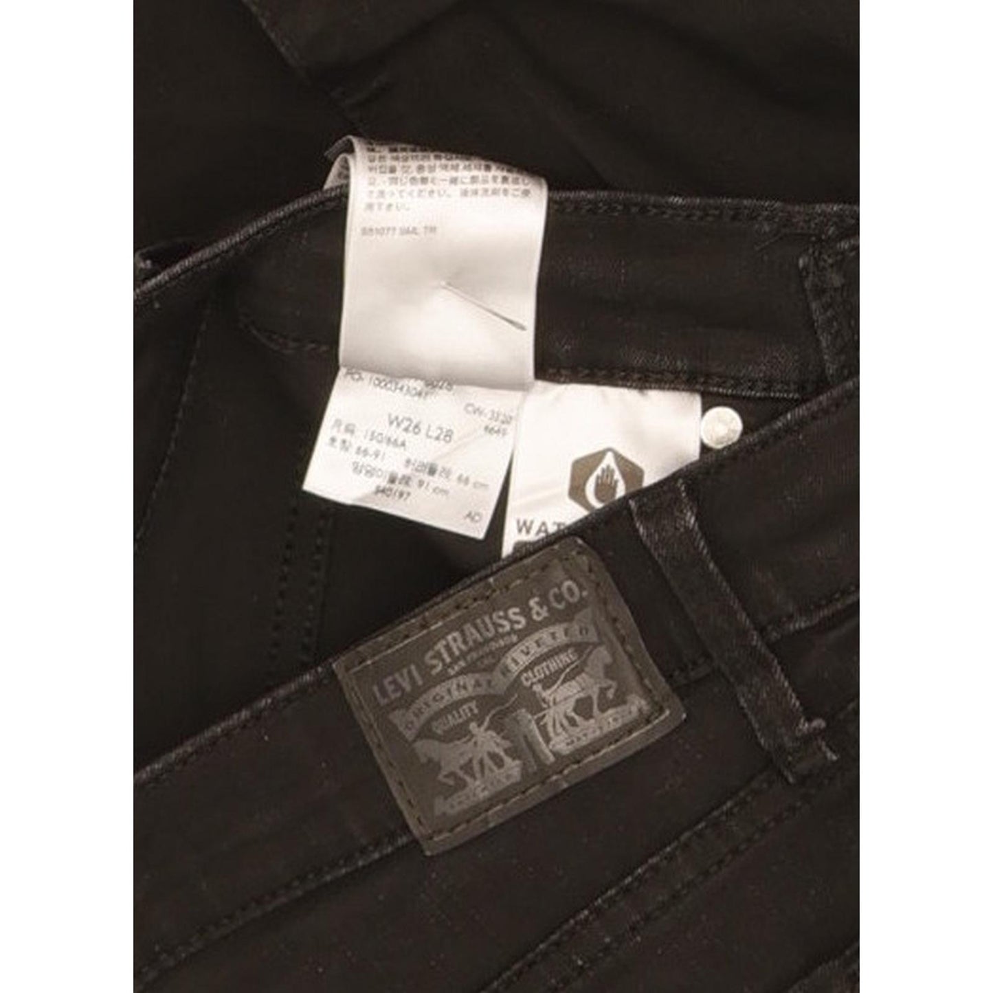 Levi's 310 Shaping Women Black Skinny Slim Jeans W26 L27