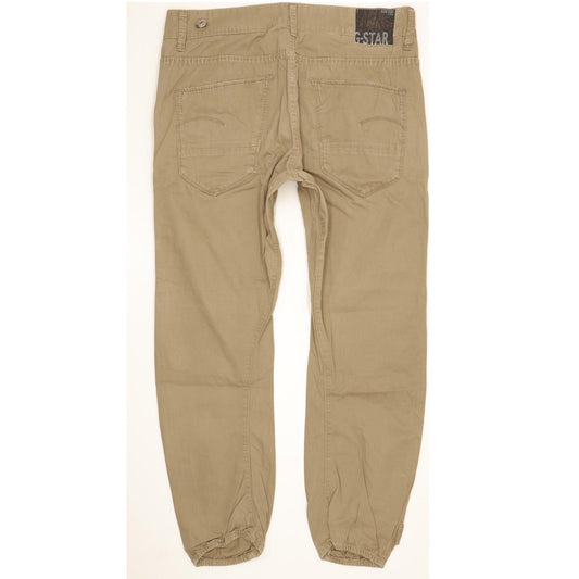 G-Star Arc 3D Women Beige Tapered Loose Trousers W29 L32