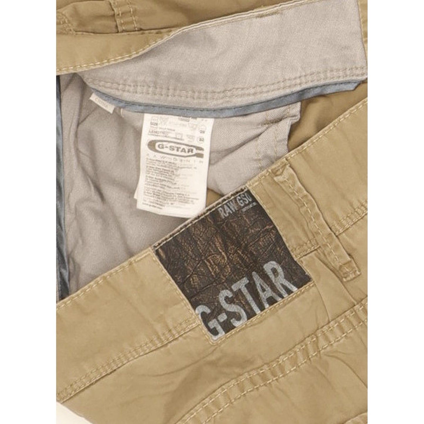 G-Star Arc 3D Women Beige Tapered Loose Trousers W29 L32
