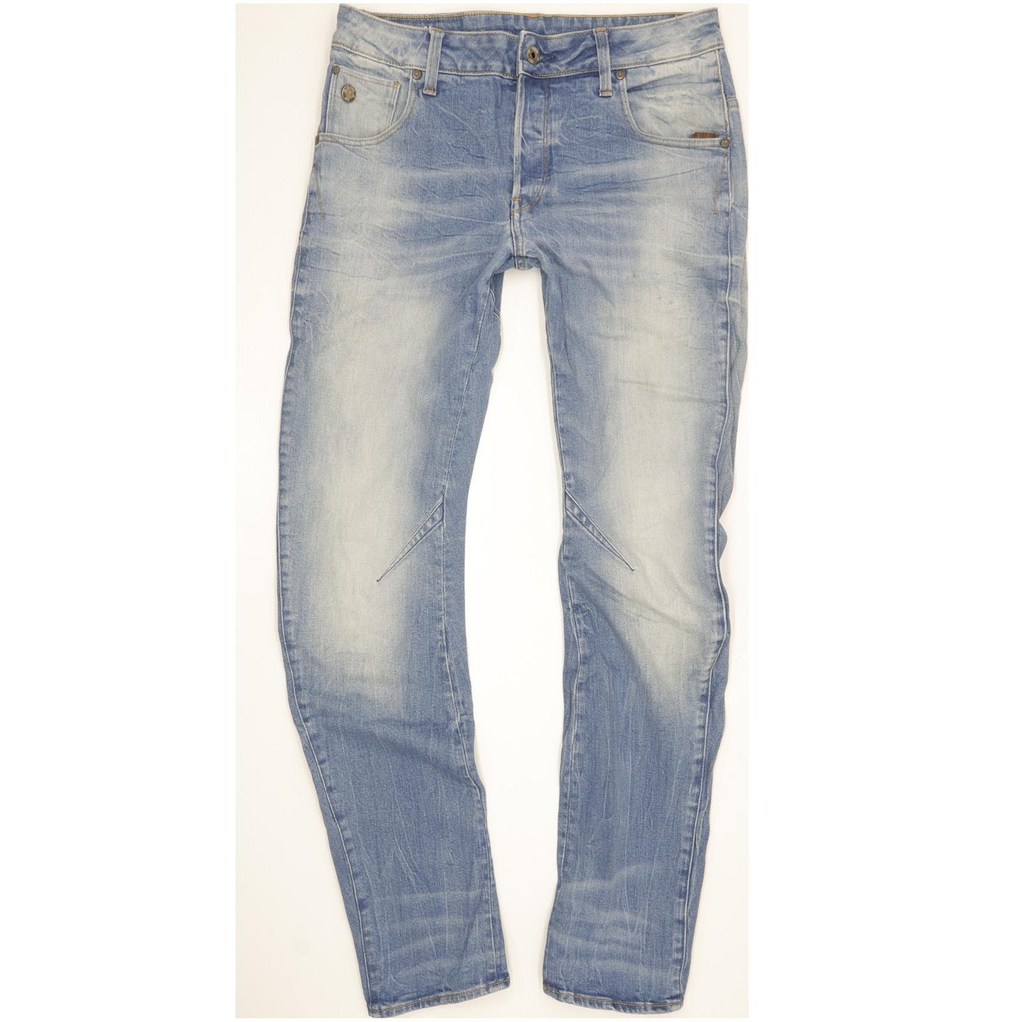 G-Star Arc 3D Men Blue Straight Slim Stretch Jeans W30 L32