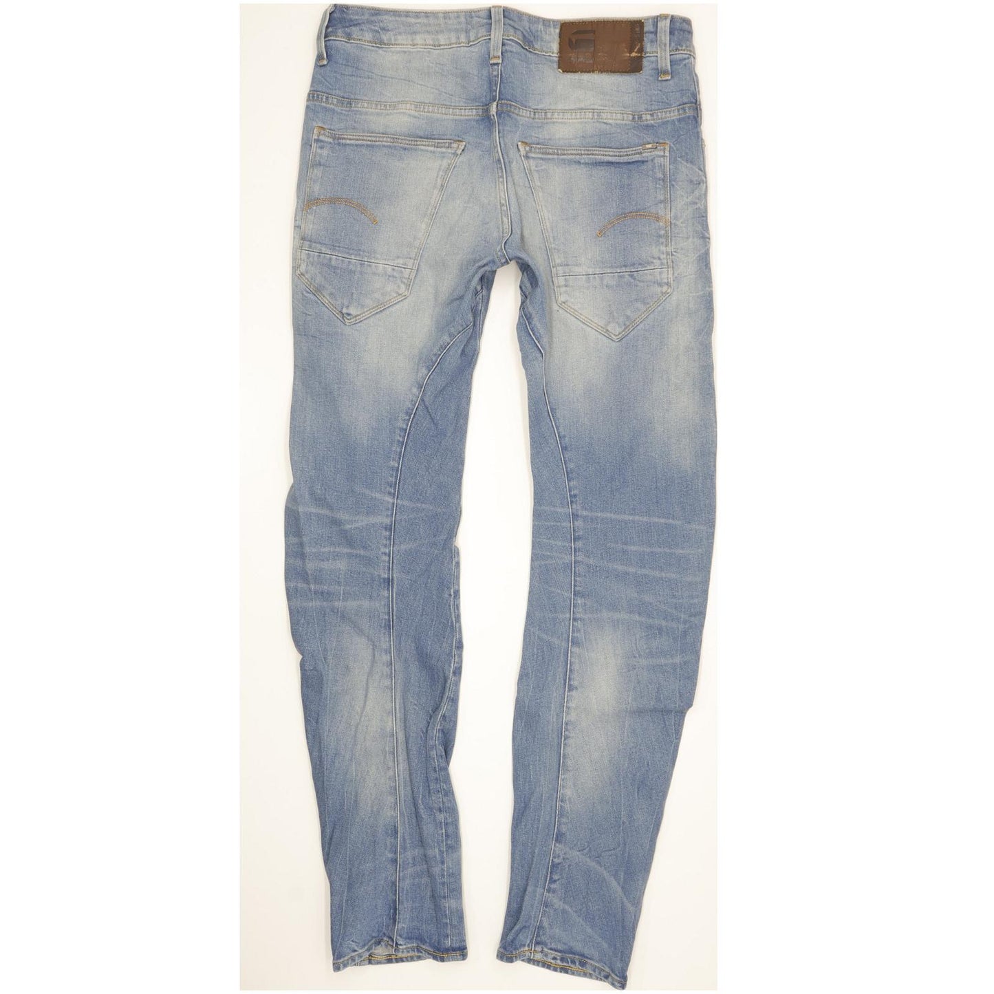 G-Star Arc 3D Men Blue Straight Slim Stretch Jeans W30 L32