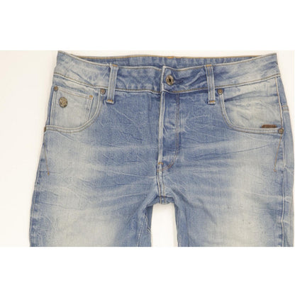 G-Star Arc 3D Men Blue Straight Slim Stretch Jeans W30 L32